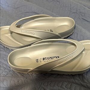 Birkenstock White EVA Flip Flops Sandals